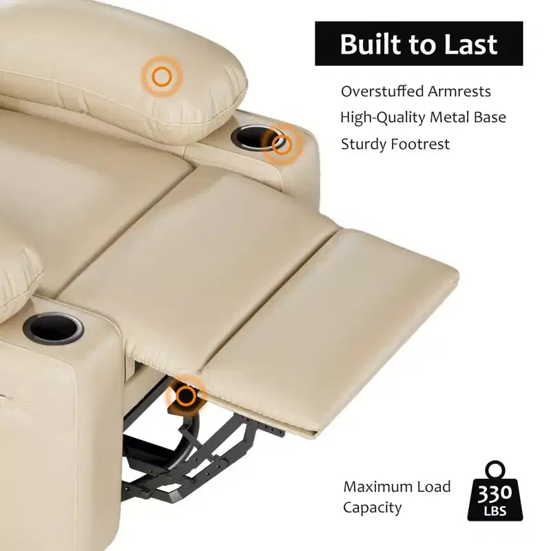 Fauteuil inclinable avec pivotement à 360° et fonction bascule