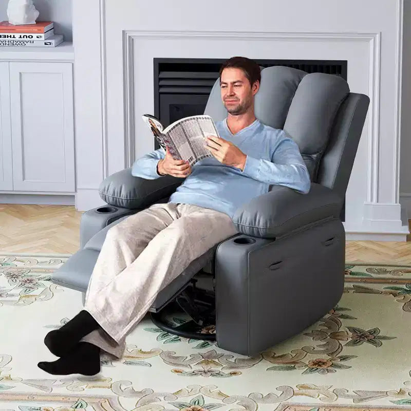Fauteuil inclinable avec pivotement à 360° et fonction bascule