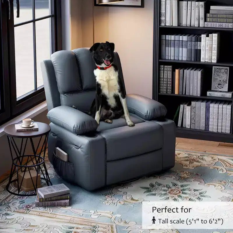 Fauteuil inclinable avec pivotement à 360° et fonction bascule