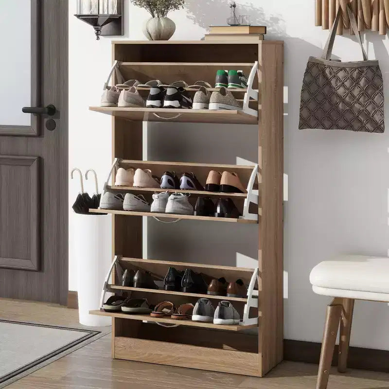 Meuble de rangement pour chaussures moderne en bois