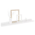 Étagère murale MDF blanc brillant