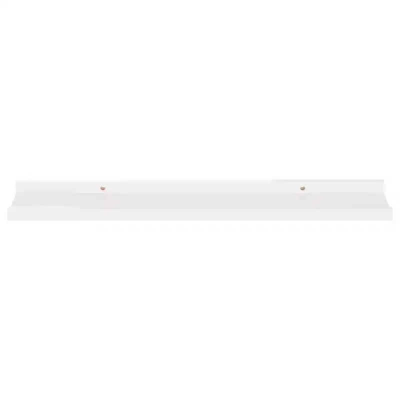 Étagère murale MDF blanc brillant