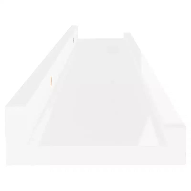 Étagère murale MDF blanc brillant