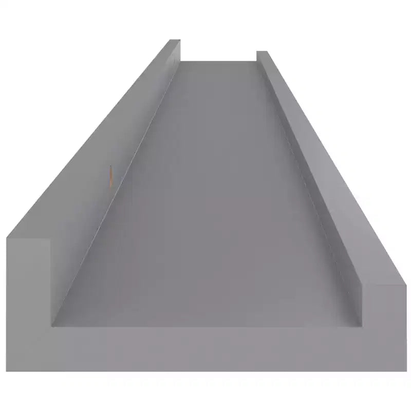 Étagère Murale Grise MDF Étagère Murale Rectangulaire Moderne