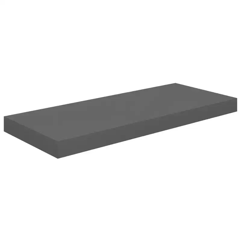 Étagère murale MDF en nid d'abeille gris brillant