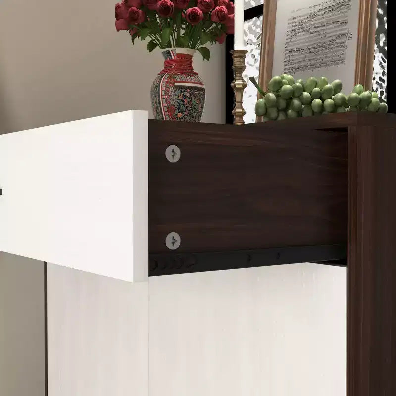 Meuble à Chaussures Moderne en Bois à 4 Niveaux