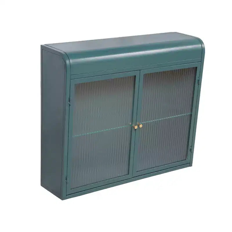 Armoire de rangement murale, armoire de salle de bain rétro en métal