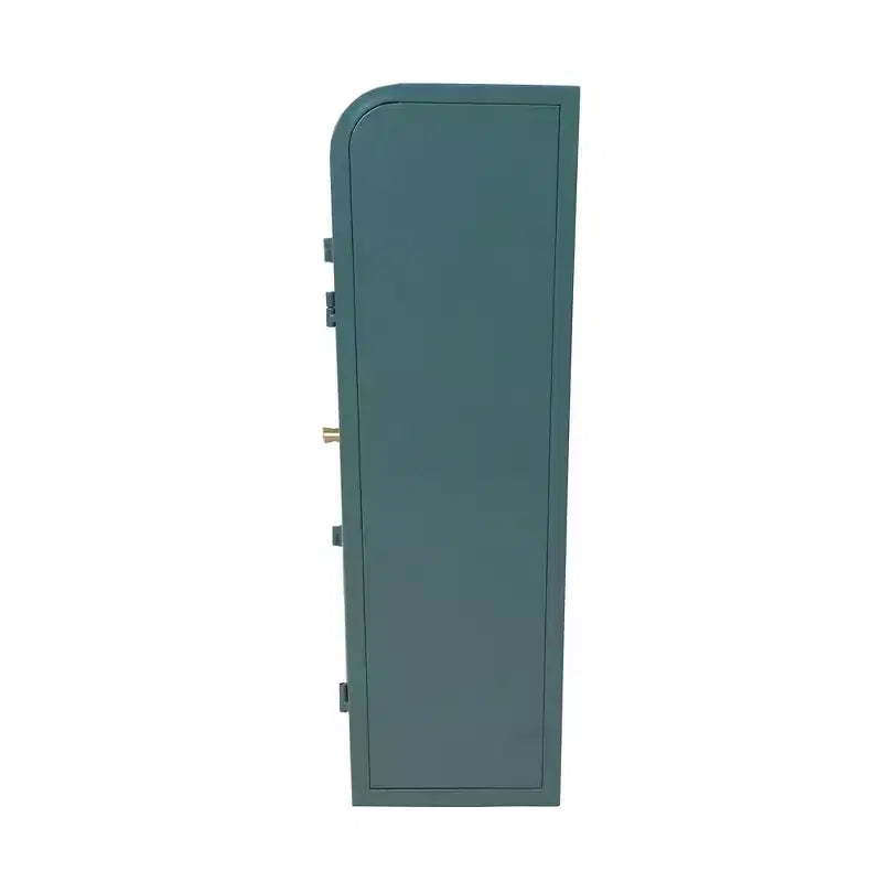 Armoire de rangement murale, armoire de salle de bain rétro en métal