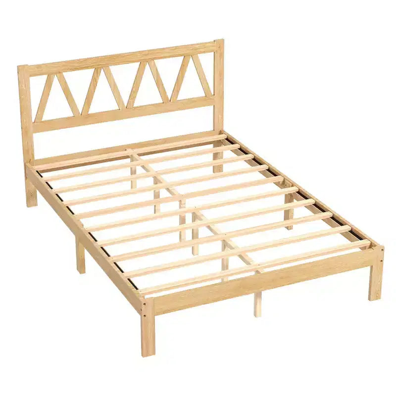 Cadre de lit en bois pour chambre à coucher