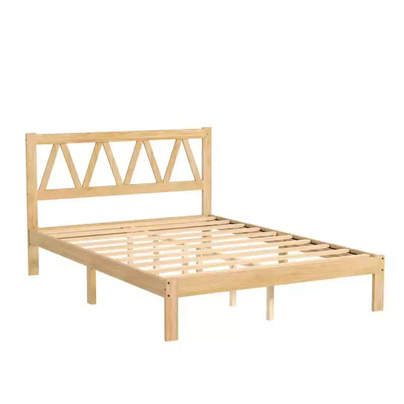 Cadre de lit en bois pour chambre à coucher