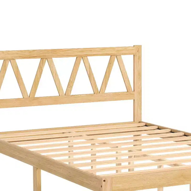 Cadre de lit en bois pour chambre à coucher