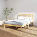 Cadre de lit en bois pour chambre à coucher