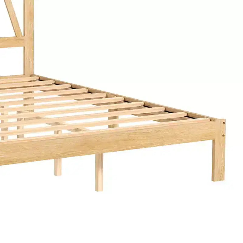 Cadre de lit en bois pour chambre à coucher