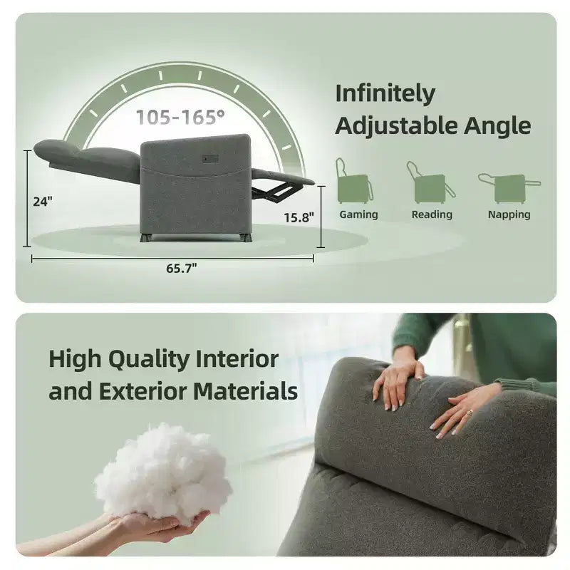 Fauteuil inclinable électrique