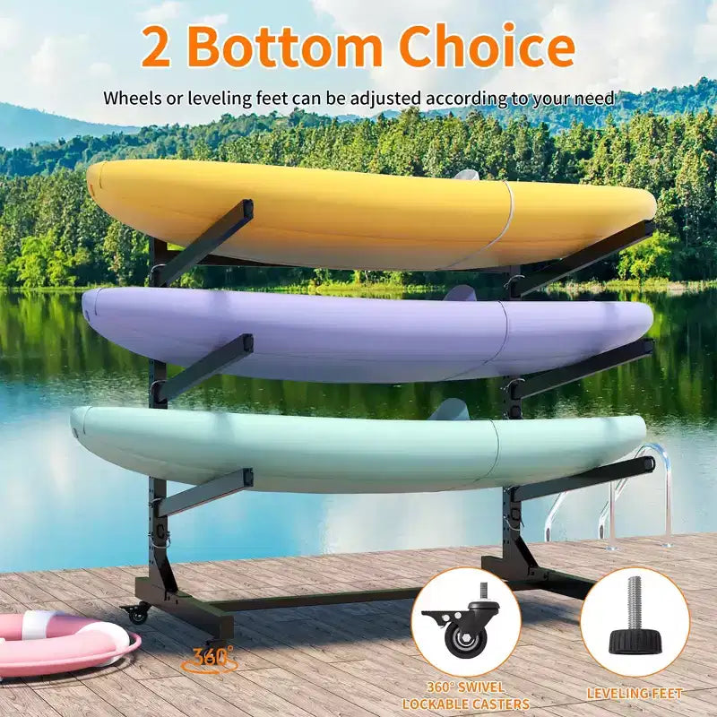 Support de rangement autoportant pour kayak