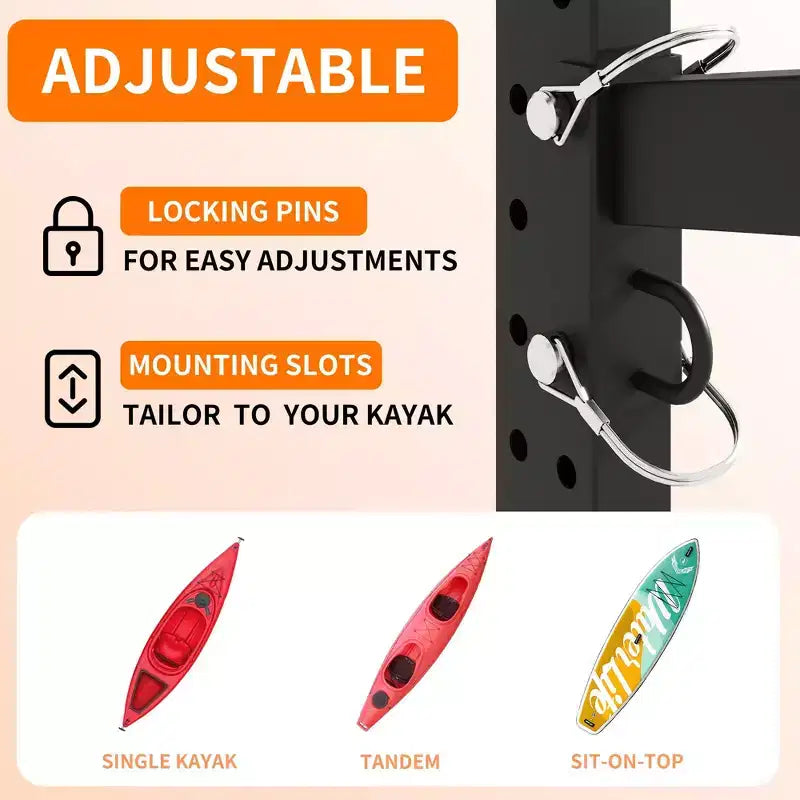 Support de rangement autoportant pour kayak