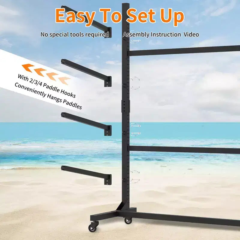 Support de rangement autoportant pour kayak
