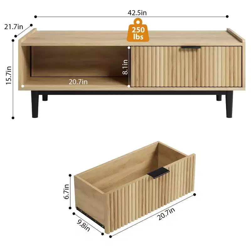 Table basse de style Mid-Century Modern