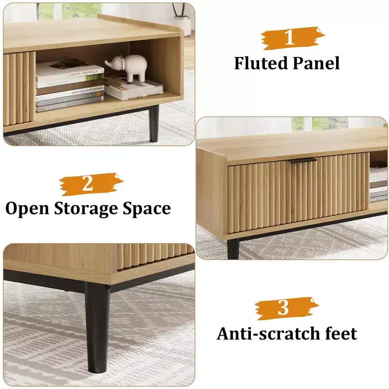 Table basse de style Mid-Century Modern