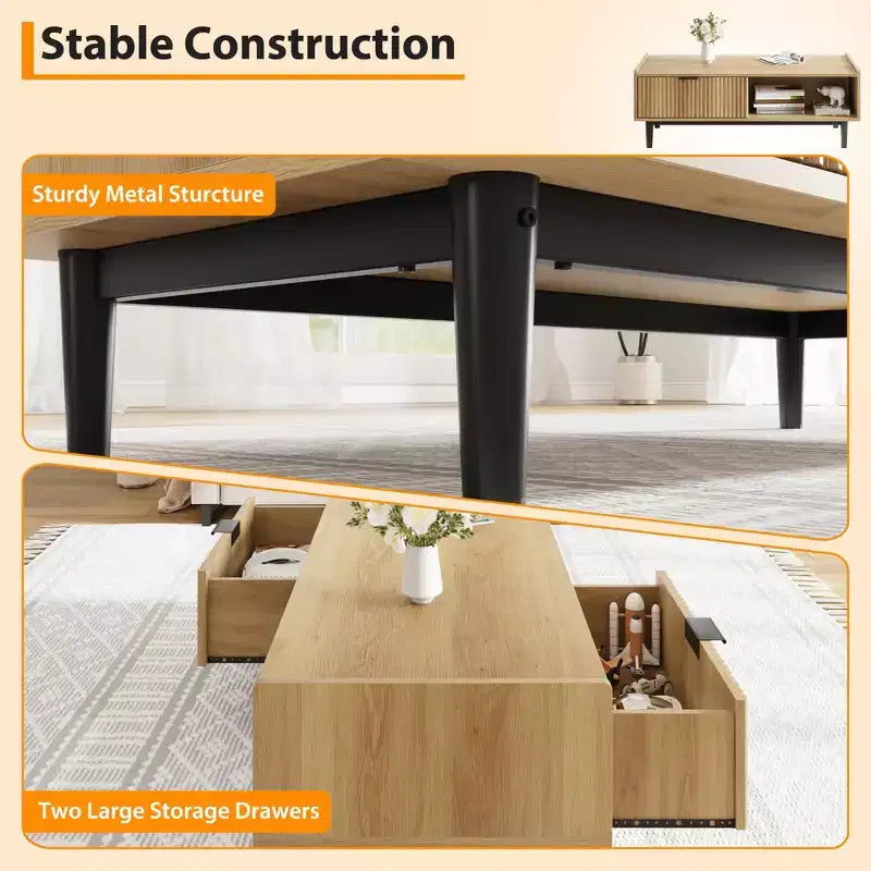 Table basse de style Mid-Century Modern