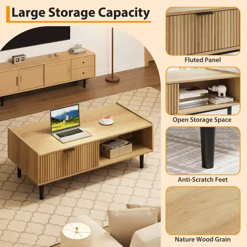 Table basse de style Mid-Century Modern