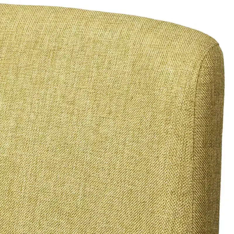 Chaise de salle à manger rembourrée de style moderne du milieu du siècle