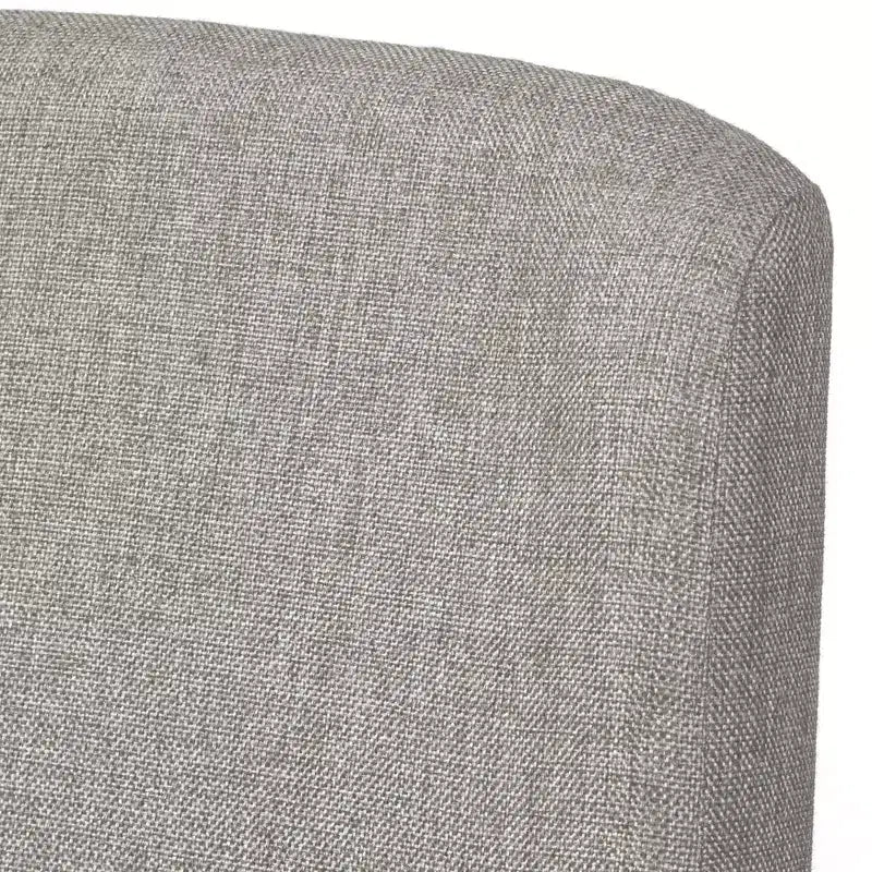 Chaise de salle à manger rembourrée de style moderne du milieu du siècle