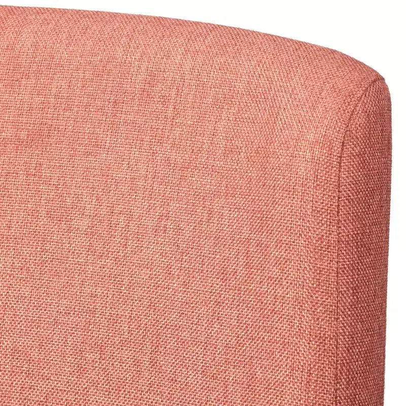 Chaise de salle à manger rembourrée de style moderne du milieu du siècle