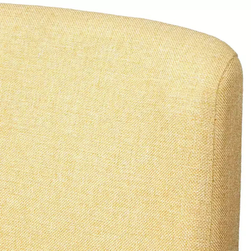 Chaise de salle à manger rembourrée de style moderne du milieu du siècle