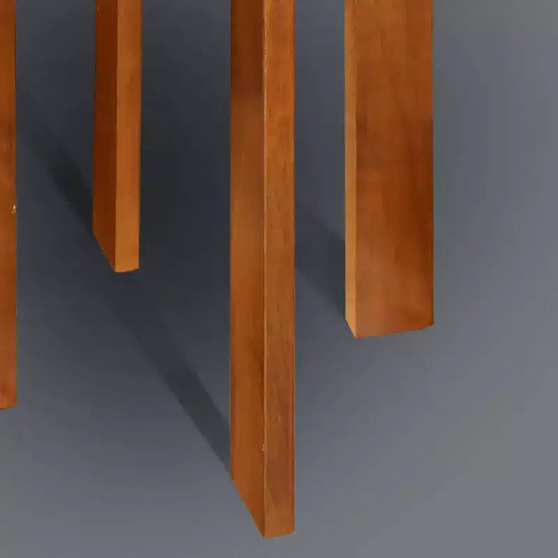 Table d'appoint ronde en bois de gommelier américain chêne doux
