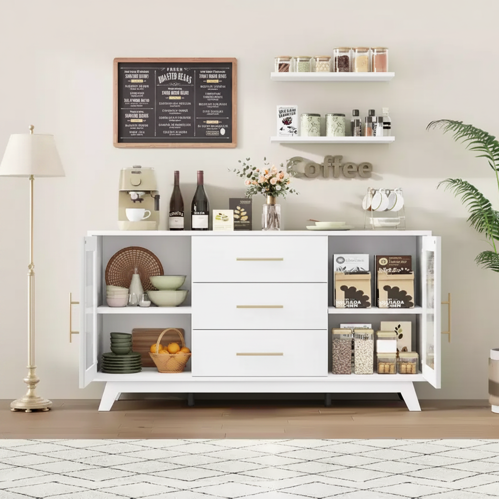Buffet, meuble de rangement de cuisine