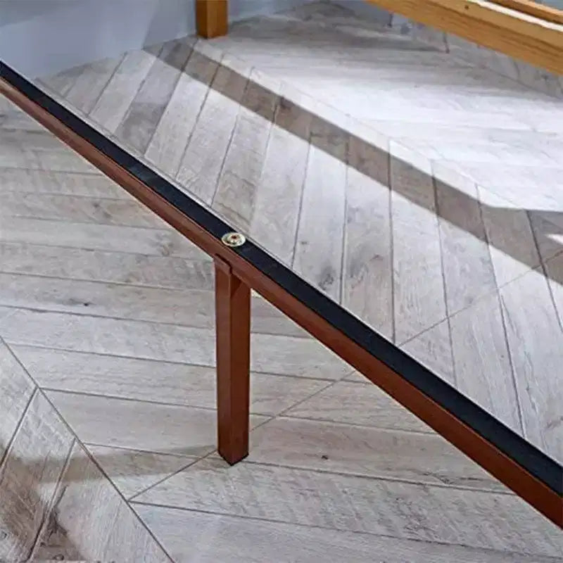 Lit plate-forme rustique en pin massif