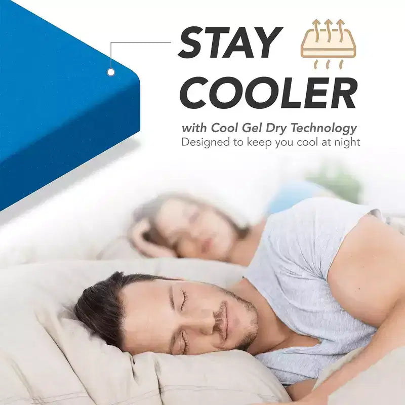 Matelas en mousse à mémoire de forme au gel pour camping-car