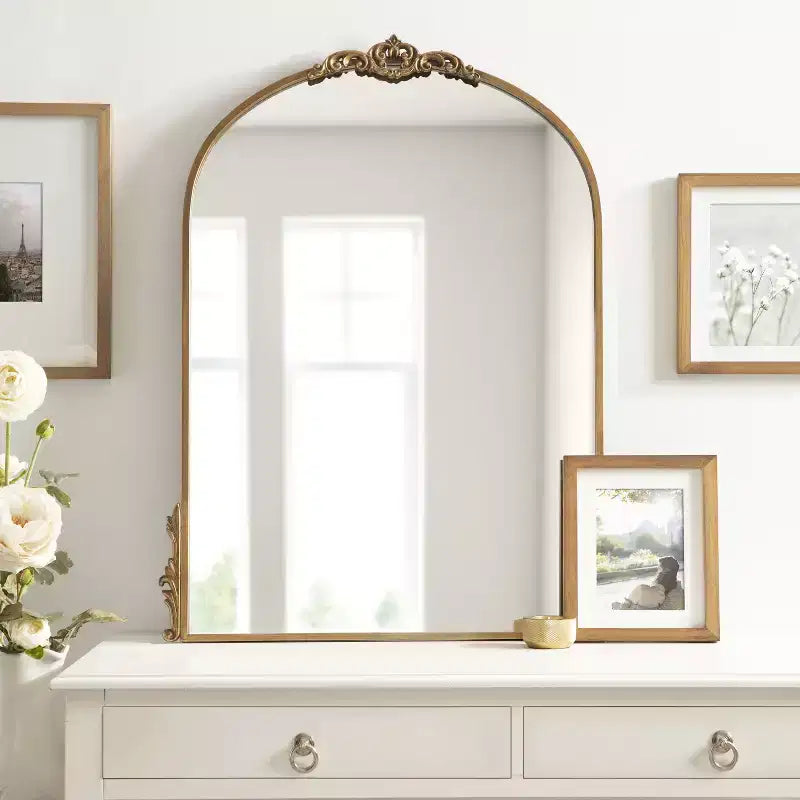 Miroir mural décoratif encadré